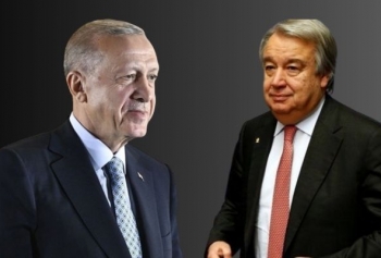 Cumhurbaşkanı Erdoğan, Antonio Guterres ile Gazze’yi Konuştu