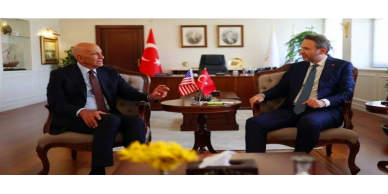 Tom Barrack, Enerji Bakanı Bayraktar ile Bir Araya Geldi