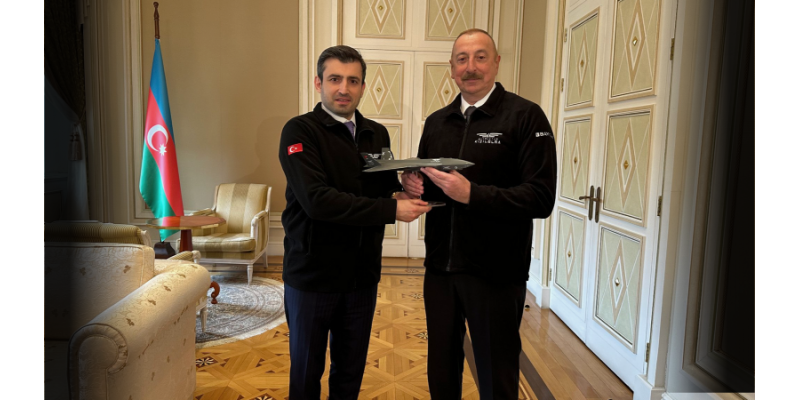 Selçuk Bayraktar’dan İlham Aliyev Ziyareti!