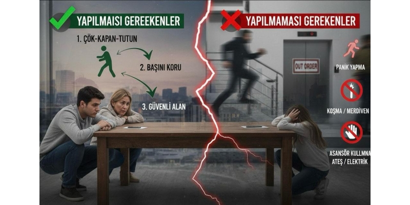 AFAD UYARIYOR: 'BUNLARI SAKIN YAPMAYIN!'